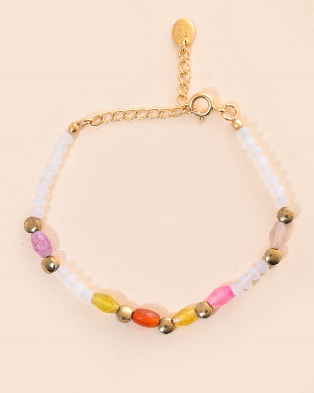 Harmony Rainbow Moonstone Bracelet