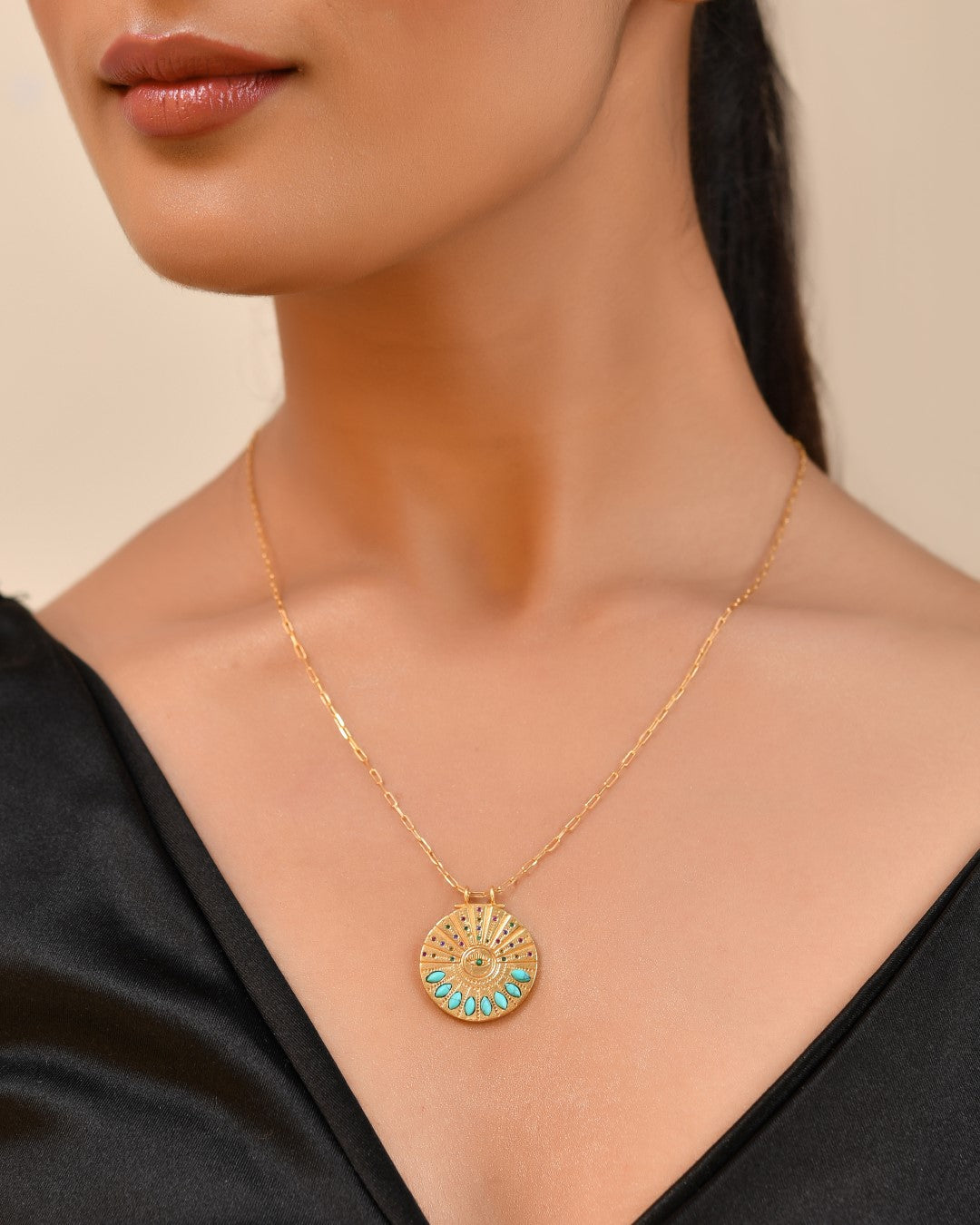 Chandrika Turquoise Necklace
