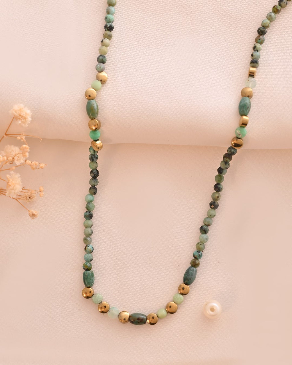 Soul String Chrysoprase Necklace