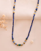 Soul String Shaded Blue Opal Necklace