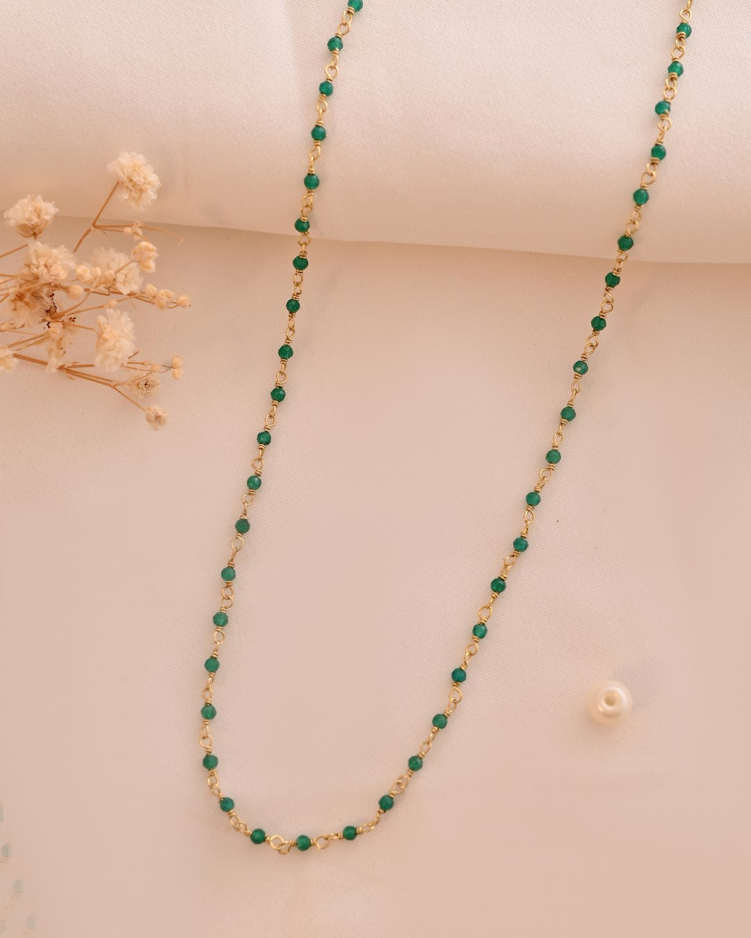 Fortune's Path Green Onyx Necklace