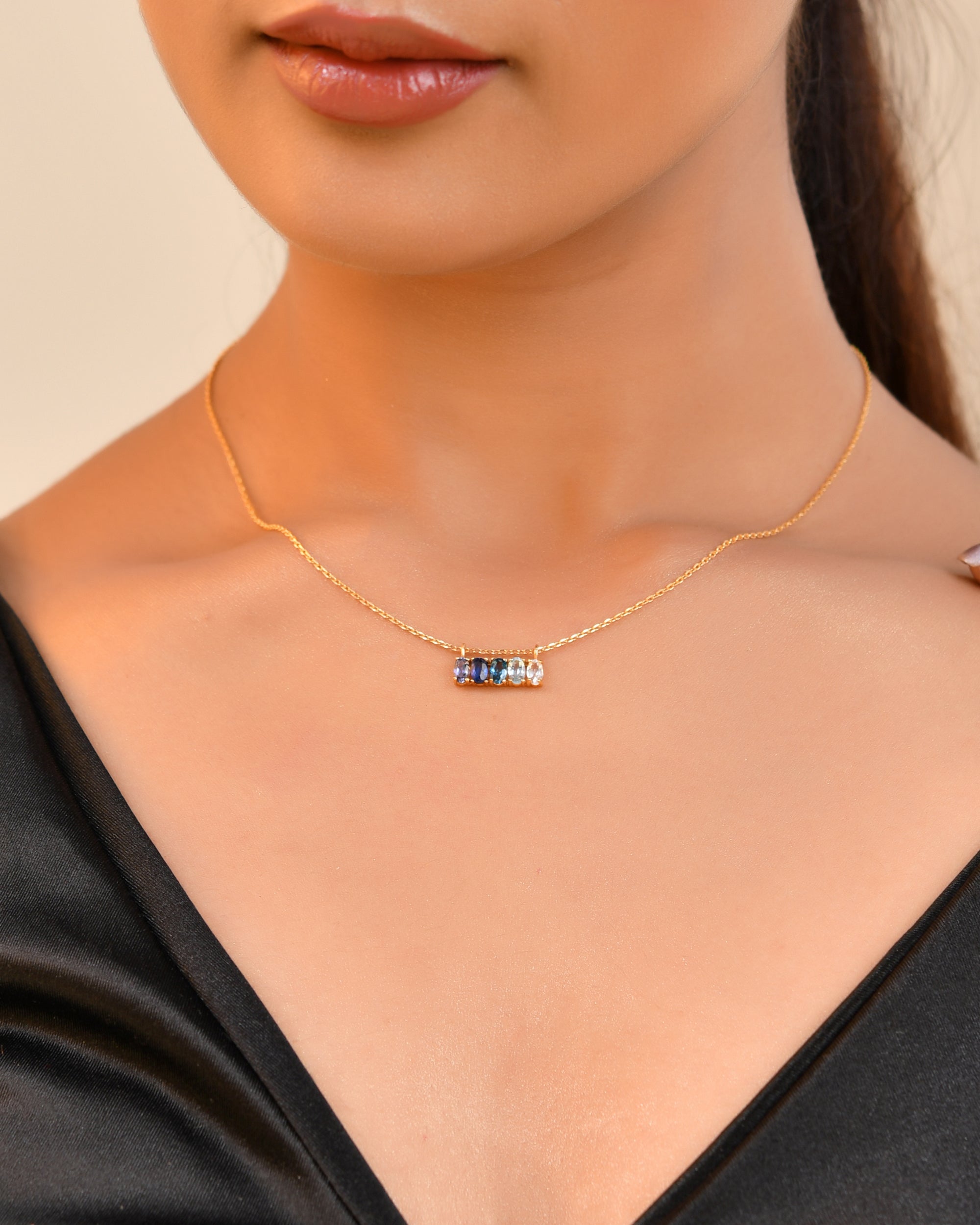 Echo Glow Semi Precious Necklace