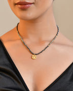 Beetle Black Pyrite Necklace