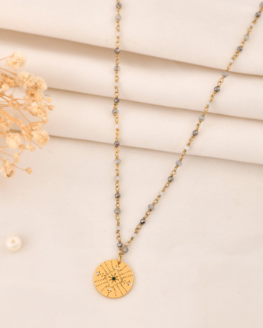 Cosmic Glow Multistone Necklace