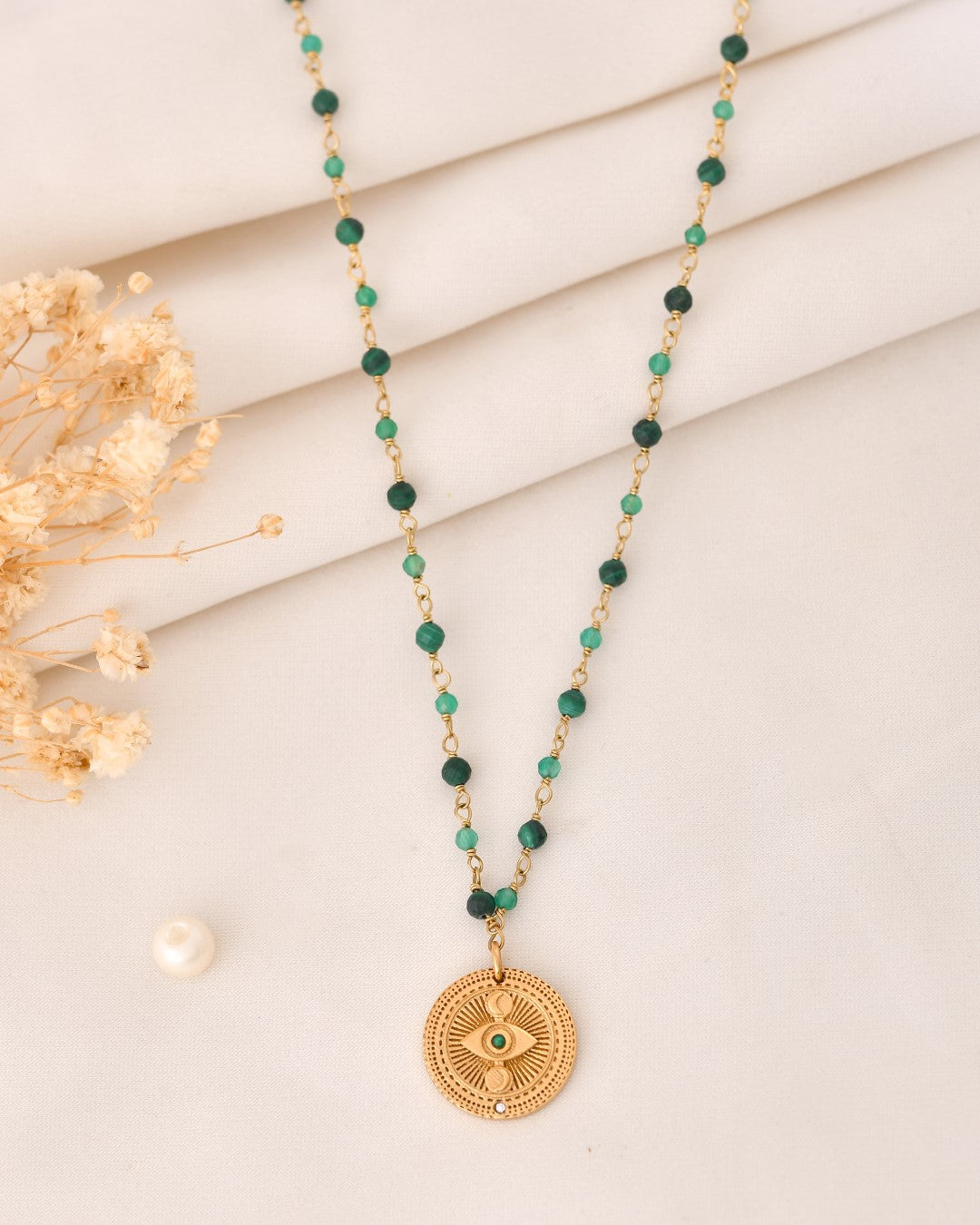 Eye Of Light Gemstone Necklace