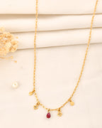 Sprit Stones Ruby Necklace