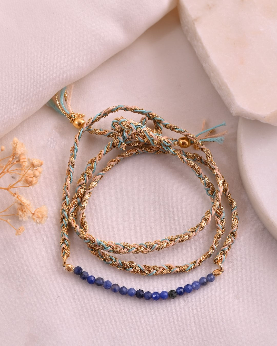 Sacred Wrapping Sodalite Bracelet