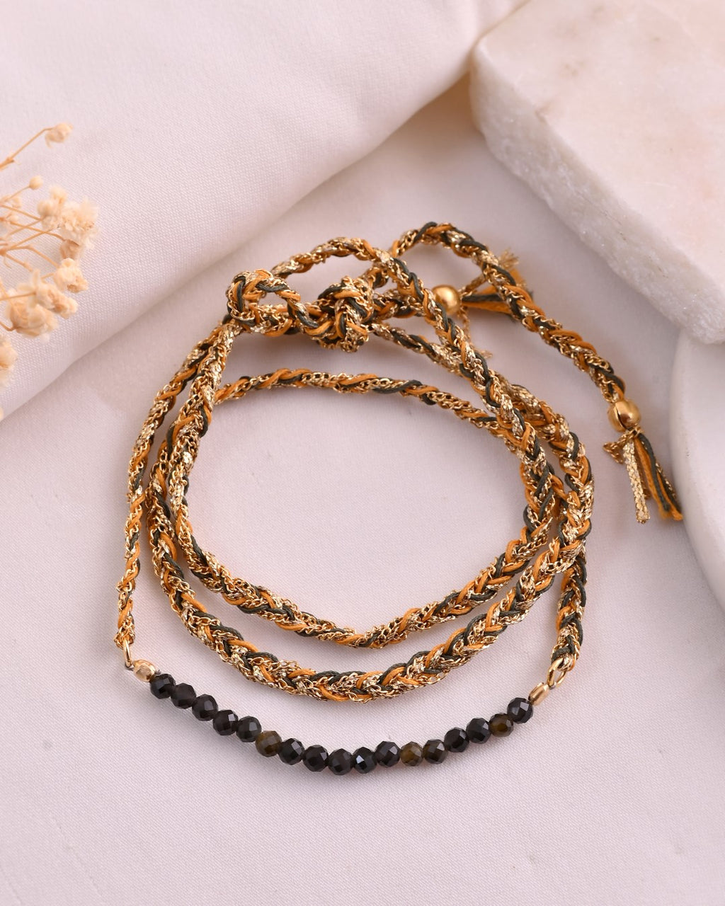 Sacred Spiral Cats Eye Bracelet