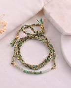 sacred spiral Chrysoprase Bracelet