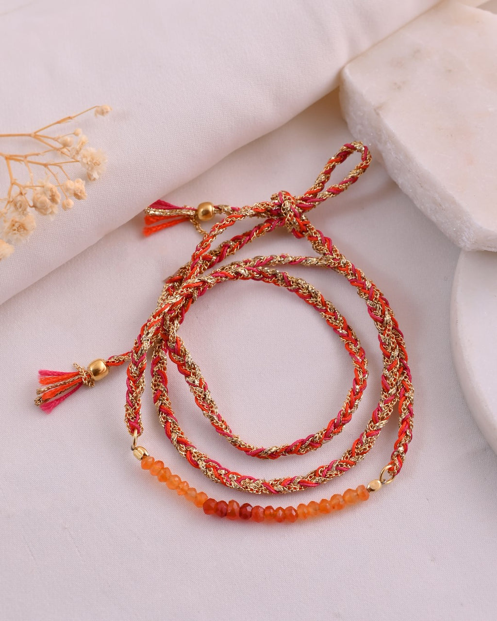 sacred spiral Carnelian Bracelet