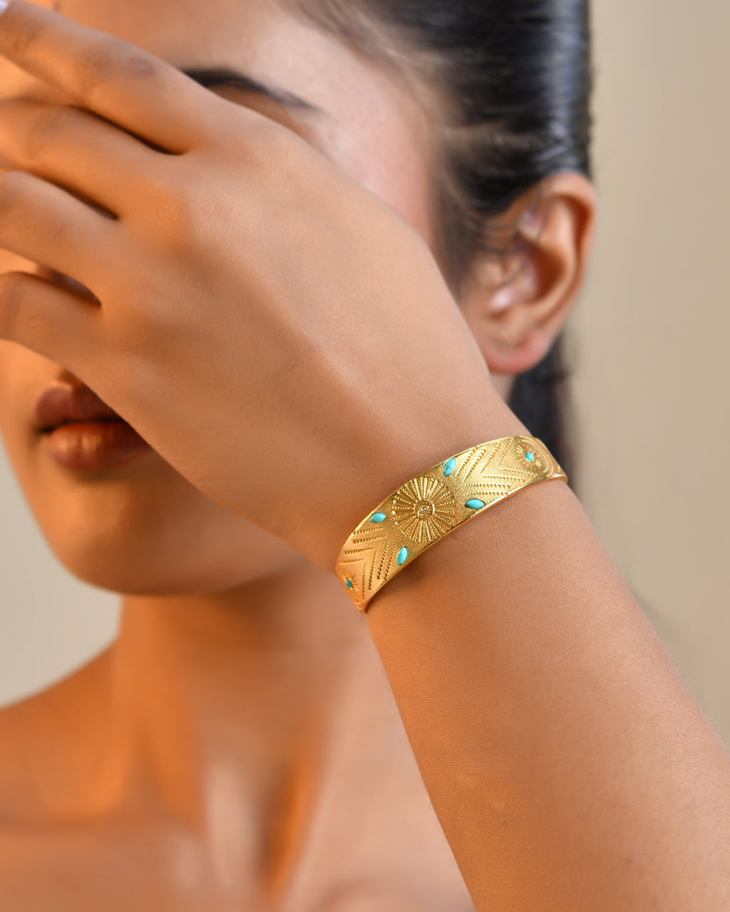 Stellar Turquoise Cuff