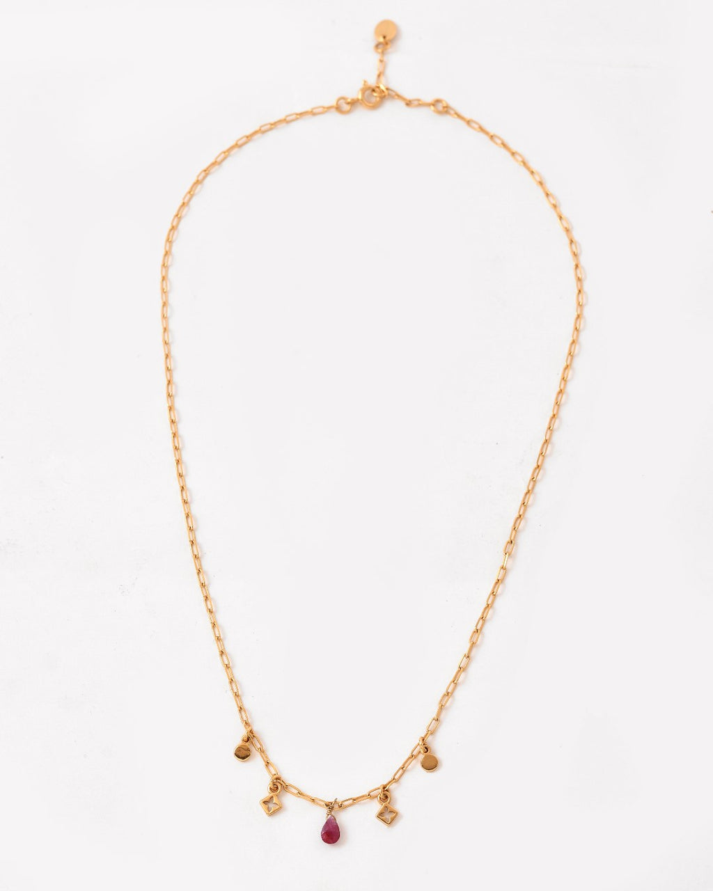 Sprit Stones Ruby Necklace