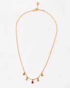 Sprit Stones Ruby Necklace