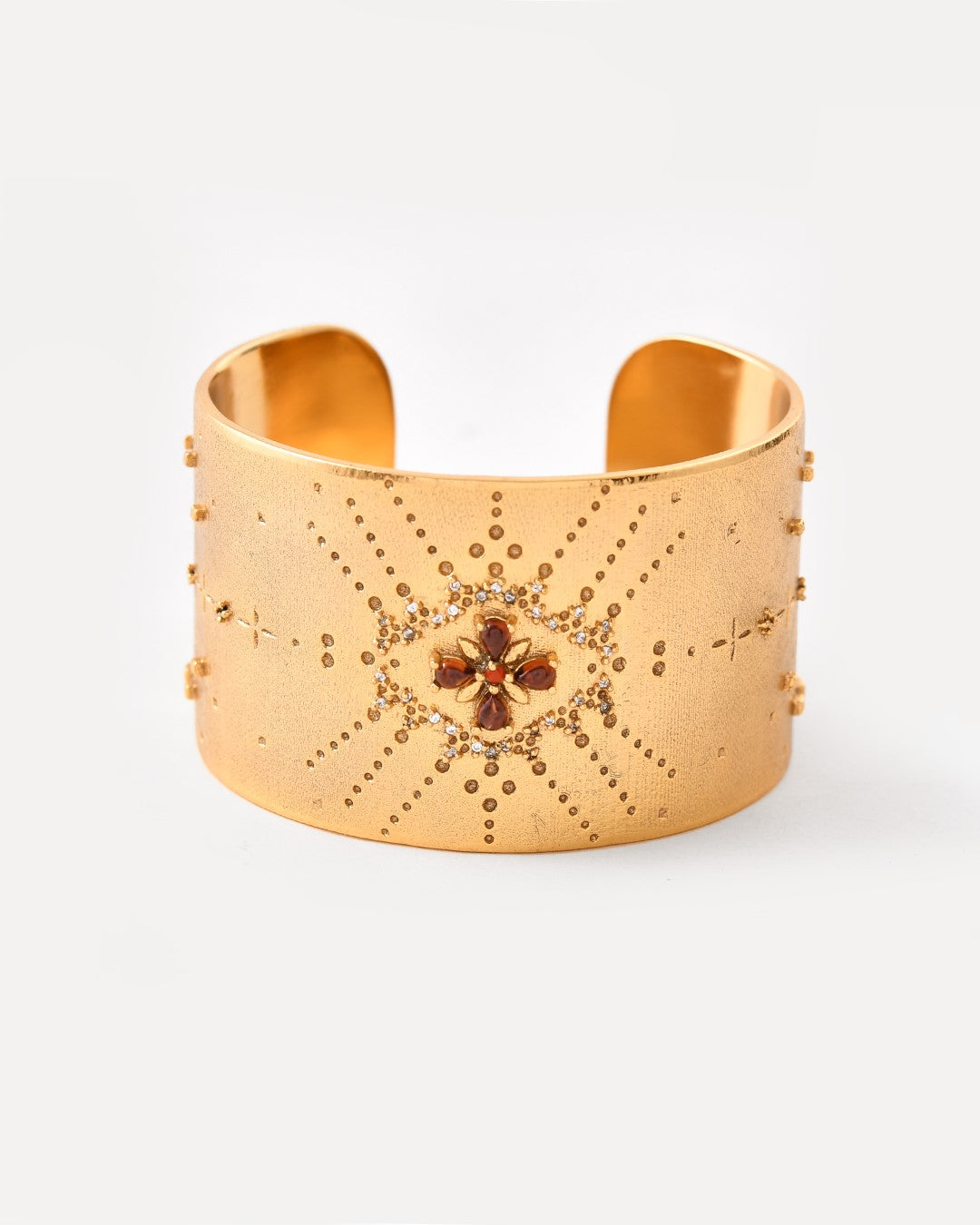 Cosmic Loop Garnet Ring