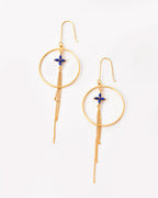 Chic Drop Lapis Lazuli Earring
