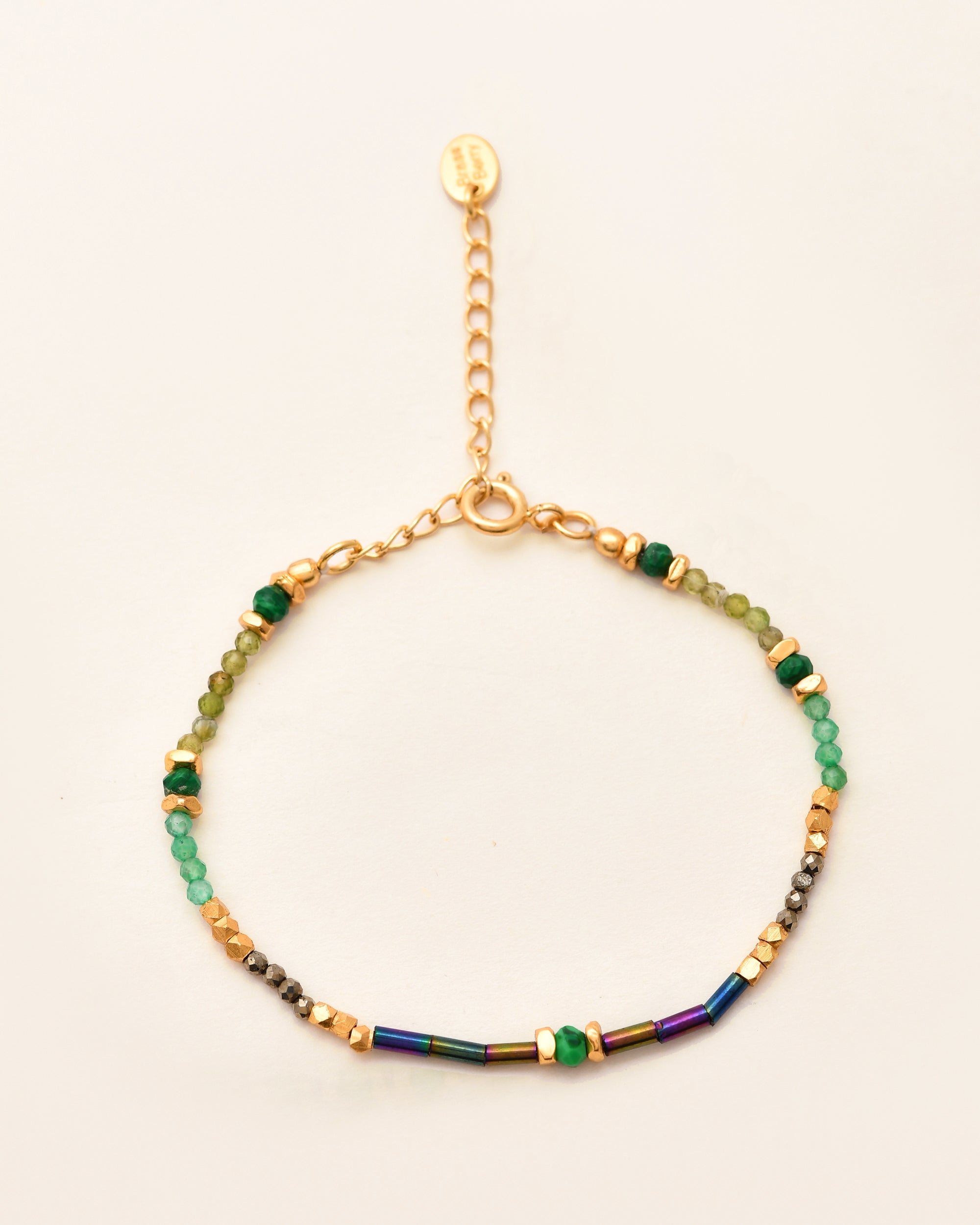 Balance Beads Green Hematite Multi-stone Bracelet
