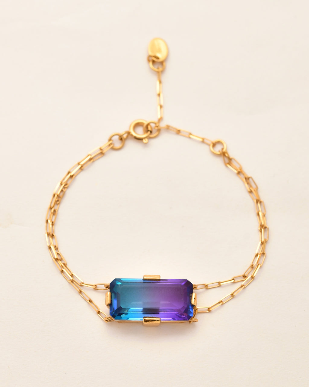 Crystal Quartz Dream Stone Cuff