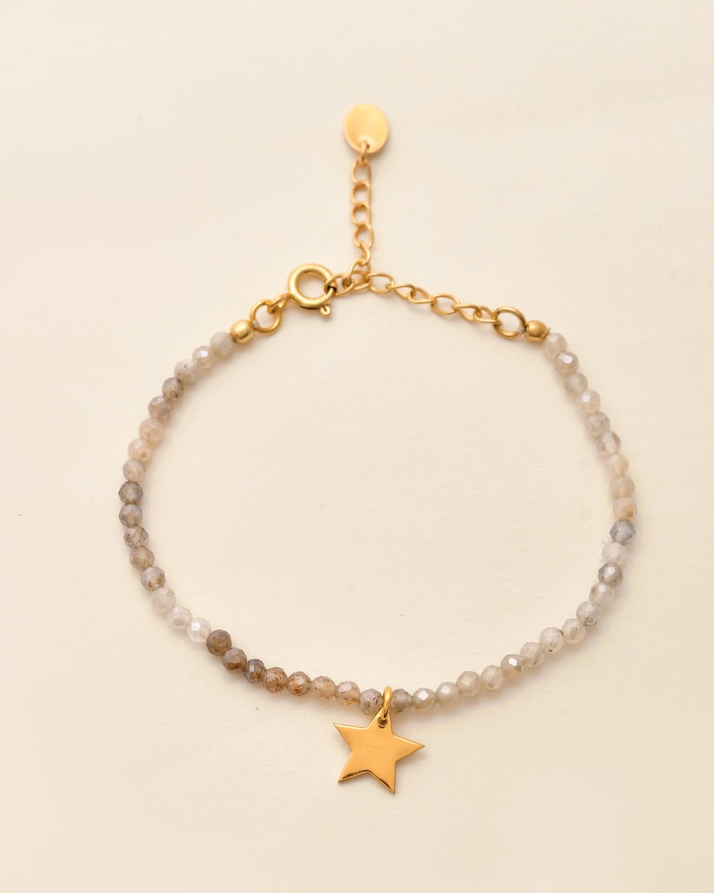 Star Beaded Moonstone Bracelet