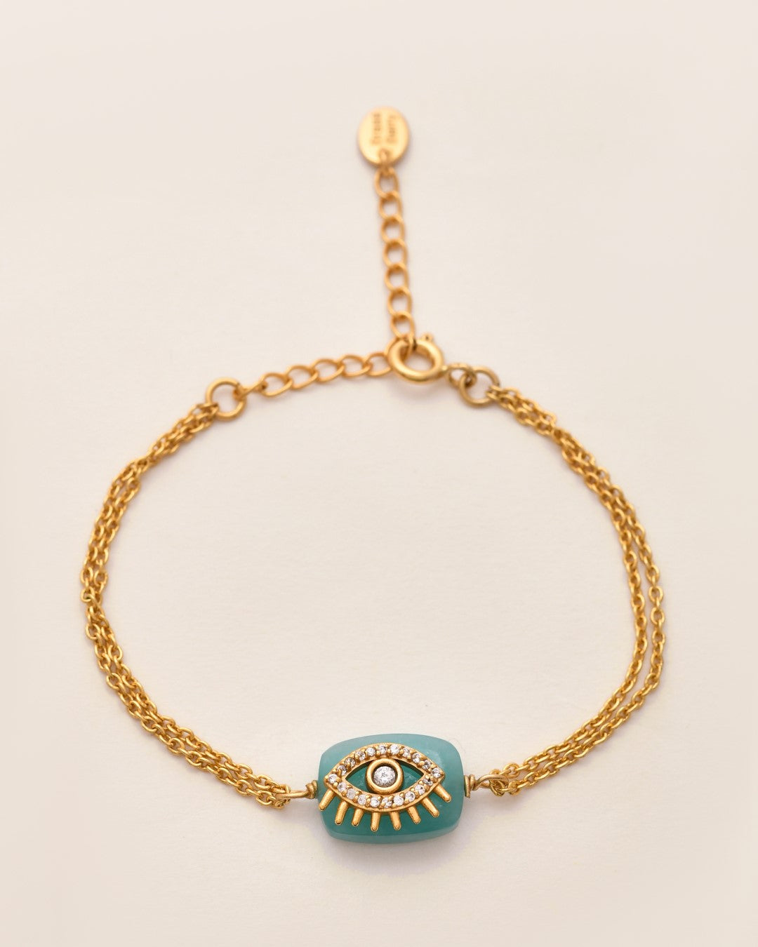 Evil Eye Shield Amazonite Bracelet