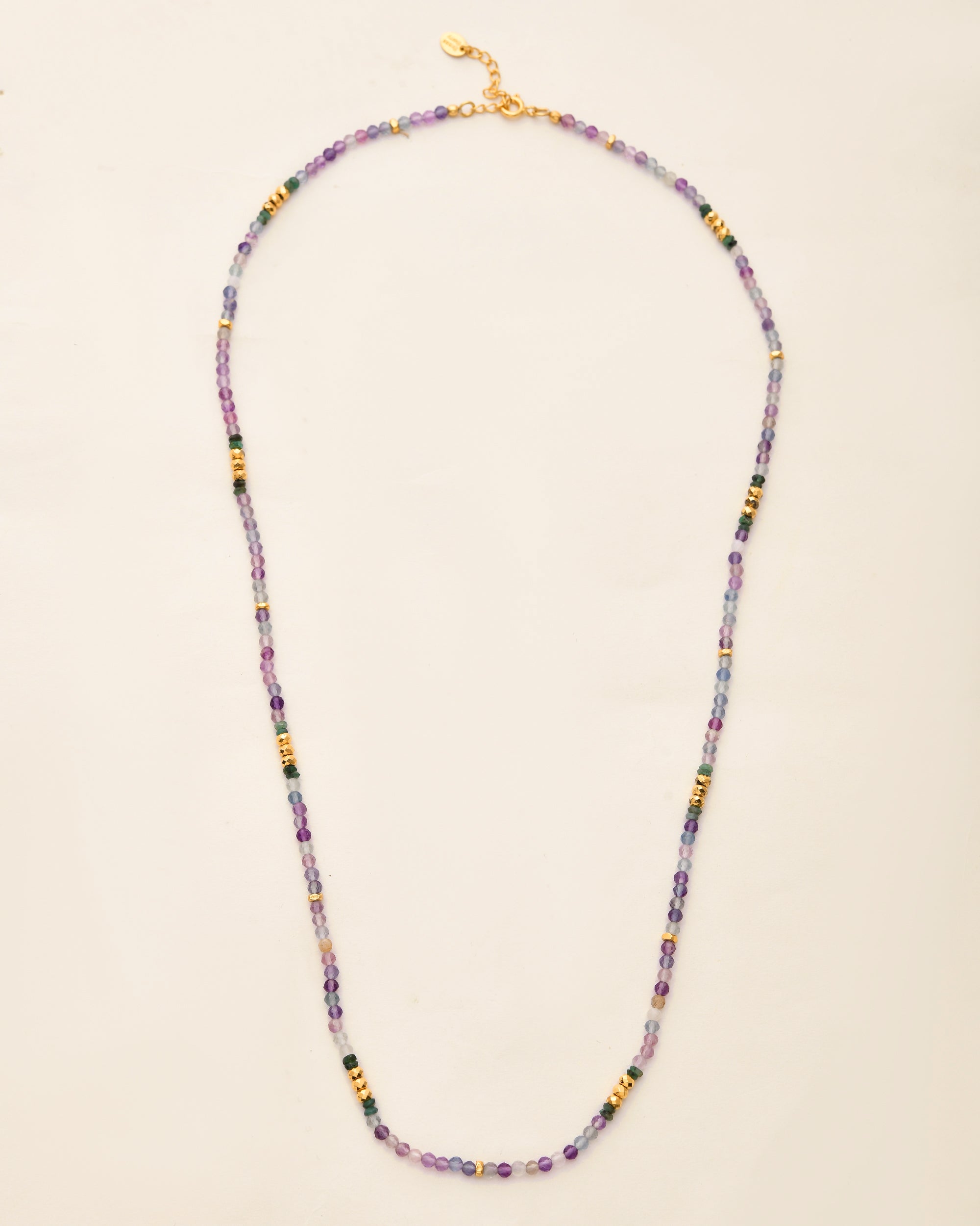 Multi Fluorite Mystic Beads Necklace Necklace