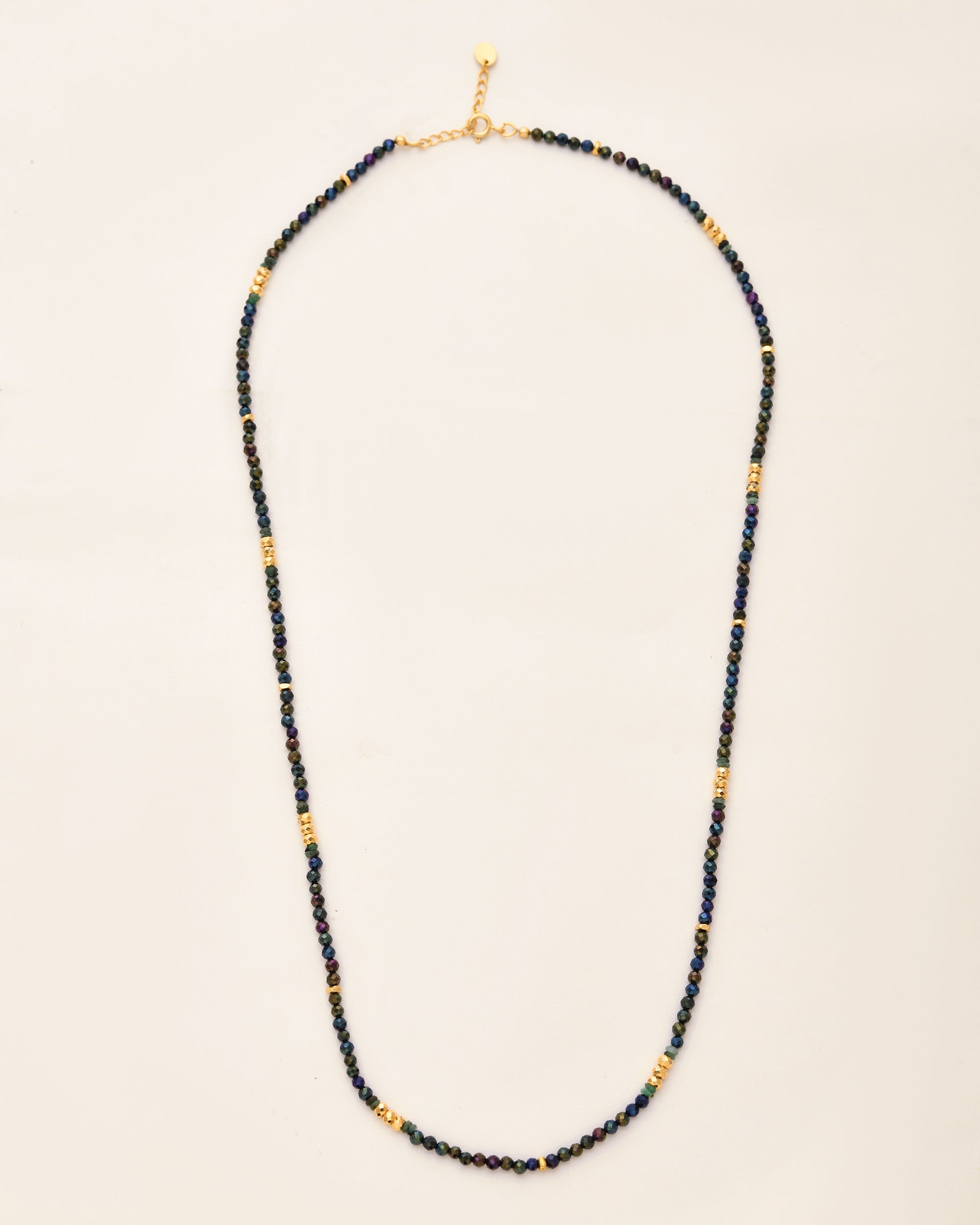 Green Pyrite Mystic Beads Necklace