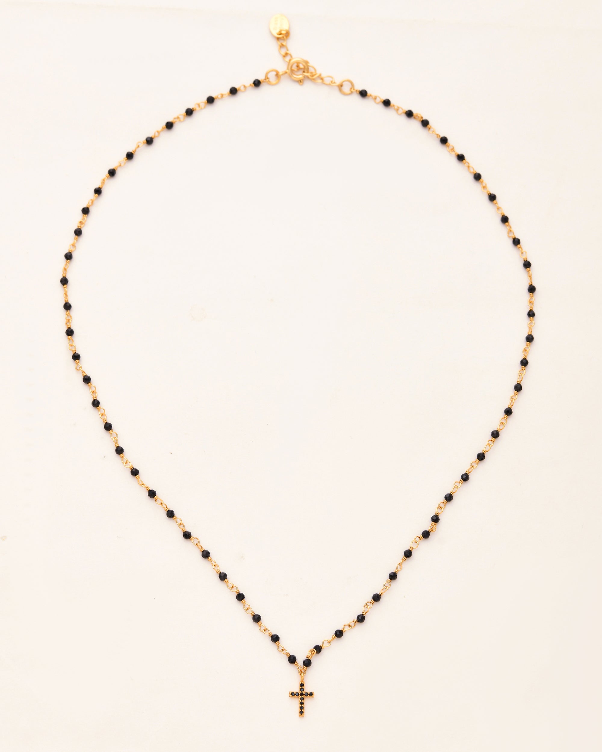 Black Onyx Faith Necklace