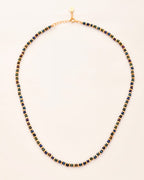 Soul Beaded Green Pyrite Necklace