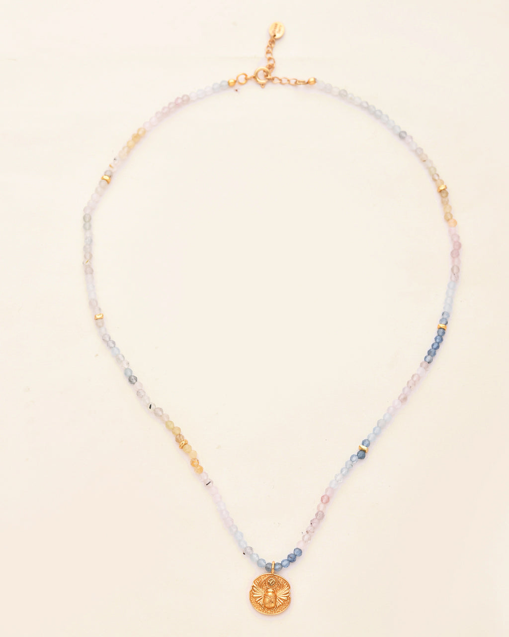 Beetle Multi Beryl Necklace