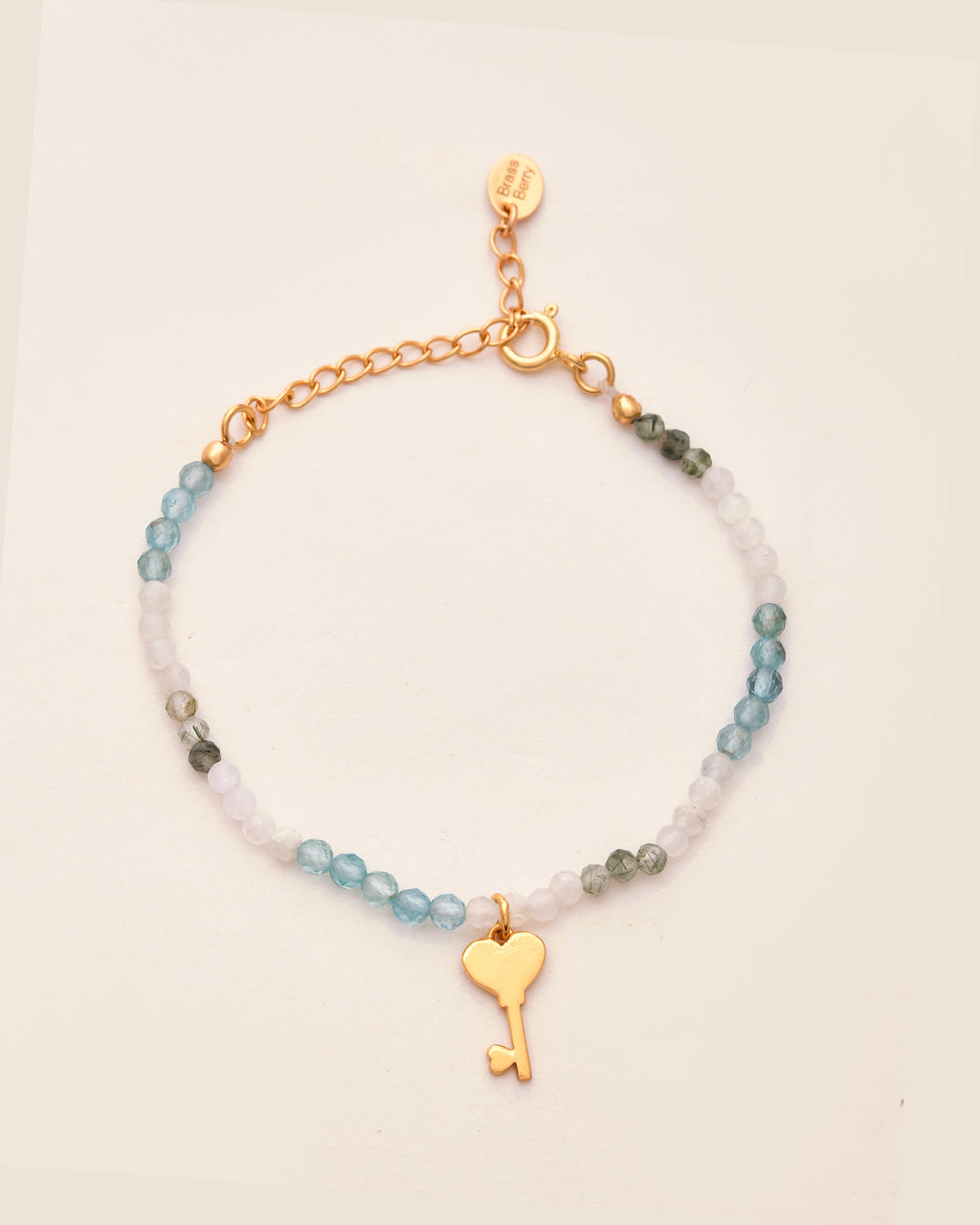 Key To Happiness Moonstone Bracelet