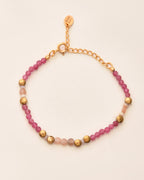 Power Beads Pink Tourmaline Bracelet