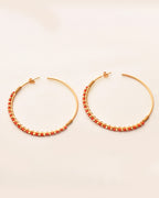 Spirit Coral Danglers Earring