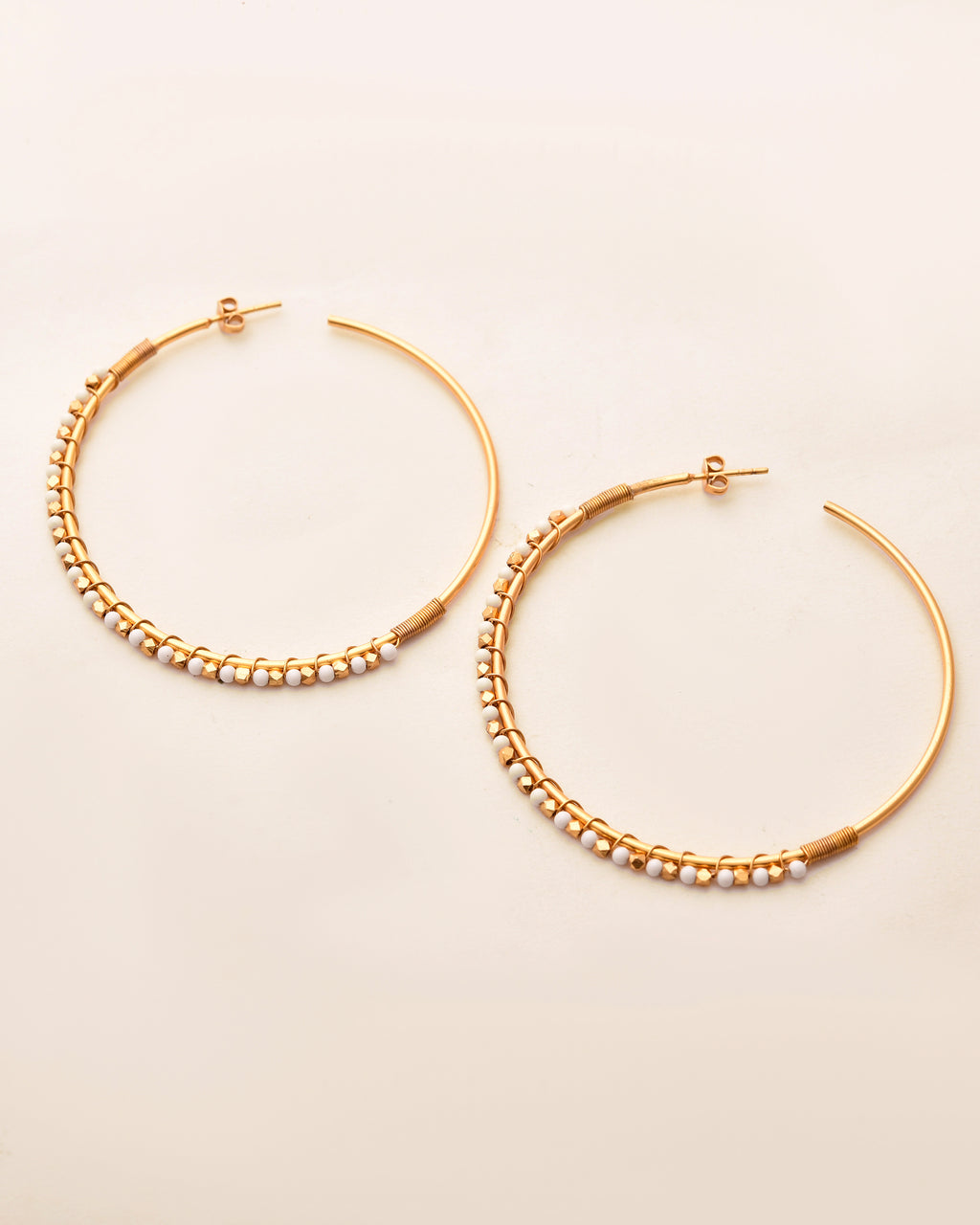 Spirit White Agate Danglers Earring