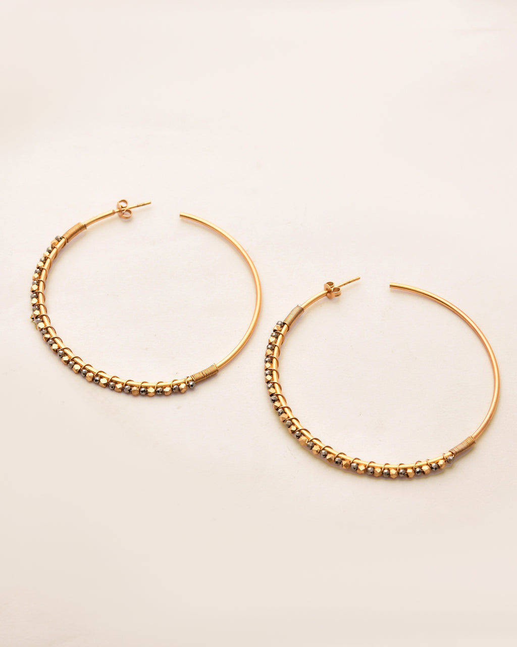 Spirit Pyrite Danglers Earring