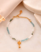 Key To Happiness Moonstone Bracelet