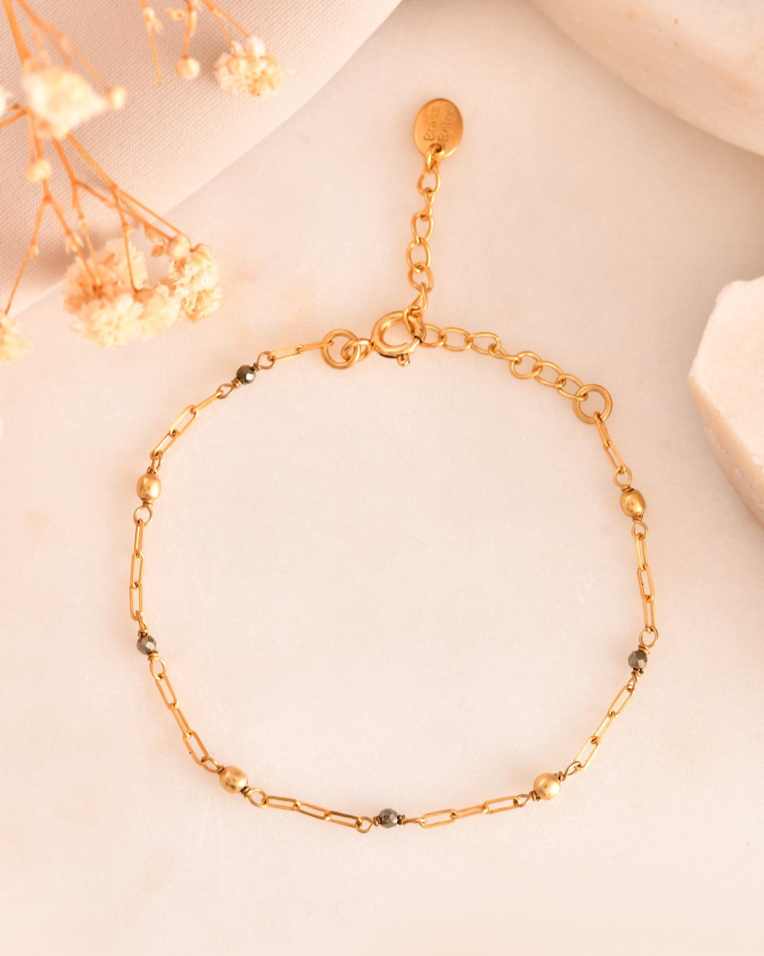 Pyrite Ball Bracelet