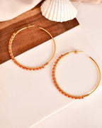Spirit Coral Danglers Earring
